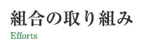 組合の取り組み effort